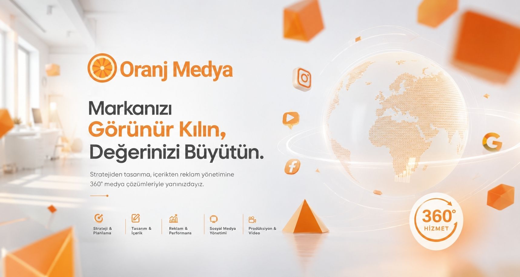 Oranj Medya 360° Medya Çözümleri - Markanızı Görünür Kılın